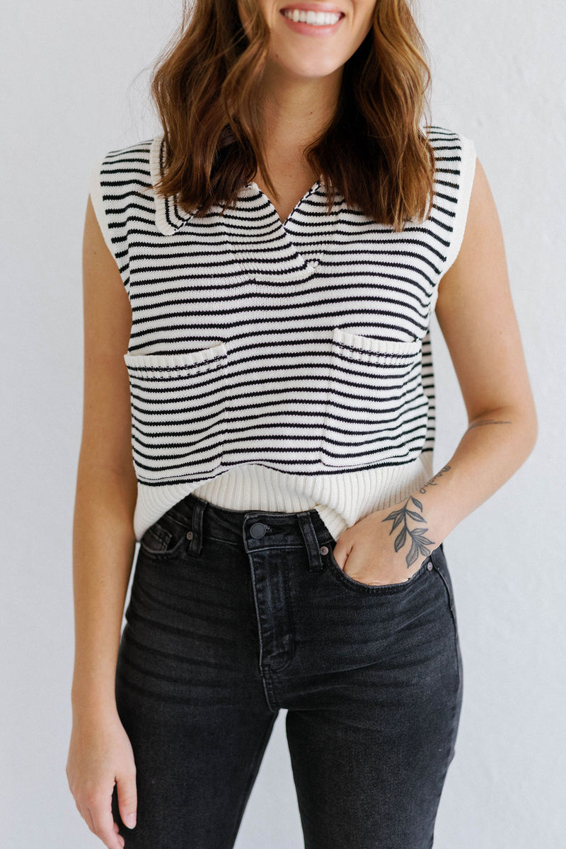 Walker Striped Vest