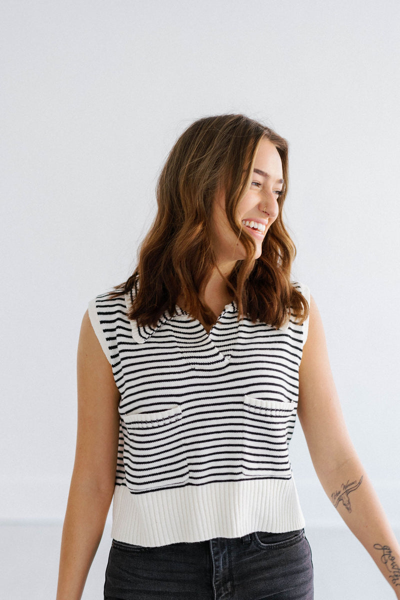 Walker Striped Vest