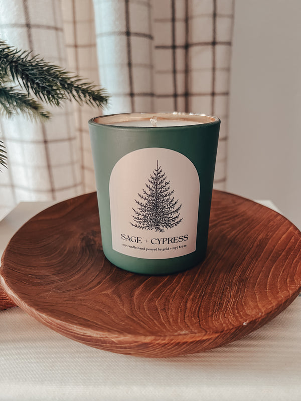 Cypress Candle